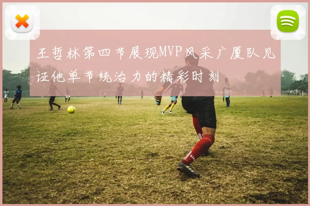 王哲林第四节展现MVP风采广厦队见证他单节统治力的精彩时刻